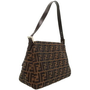 Fendi Mamma Bucket Shoulder Bag Zucca Semi